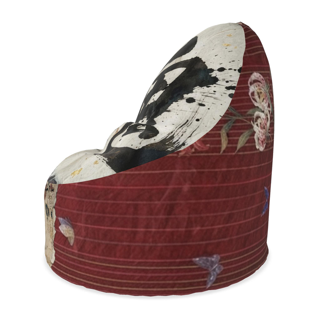 魂 Synapse kanji design bean bags cover — blush kanji series, 3d render