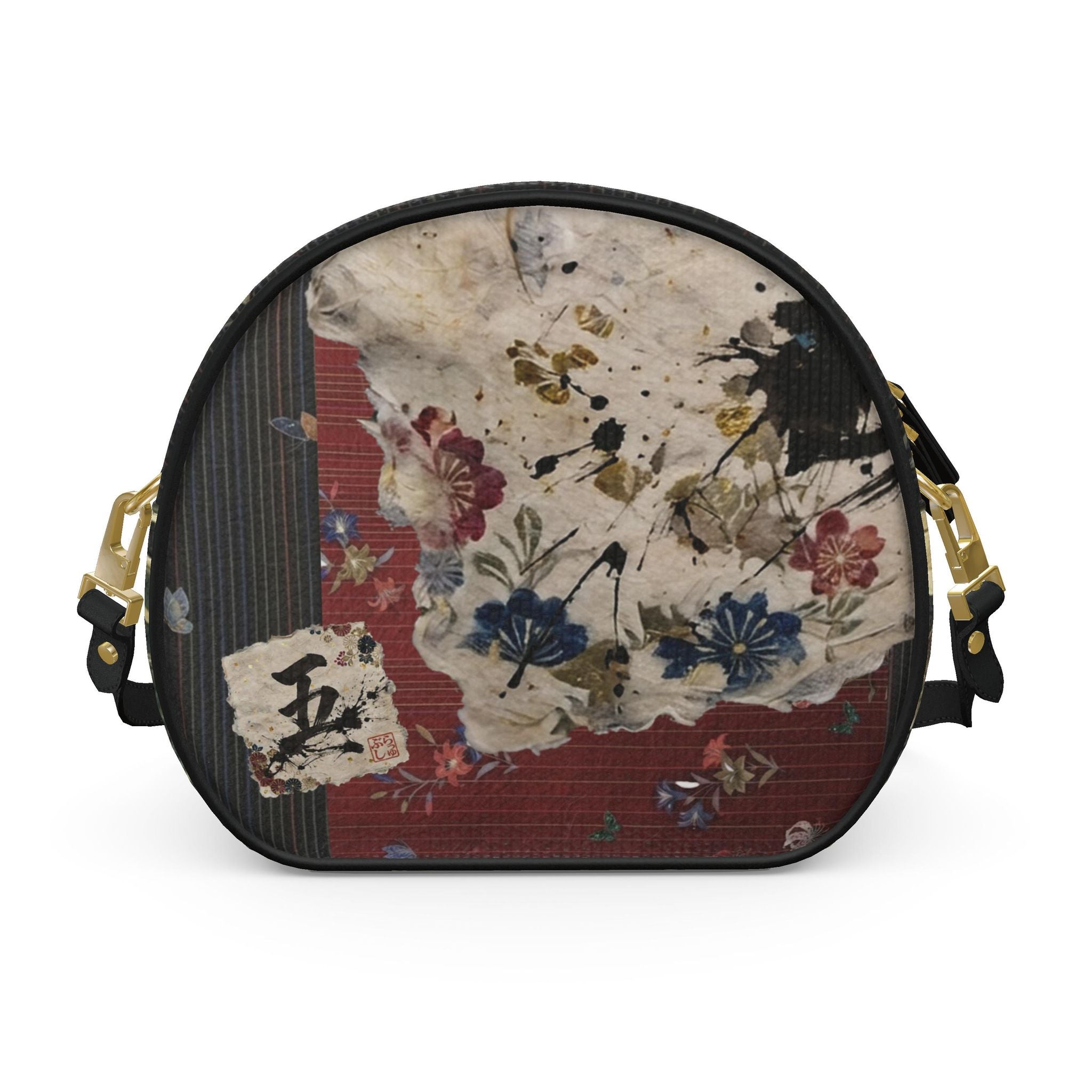 魂 Synapse kanji design round box bag — blush kanji series, 3d render