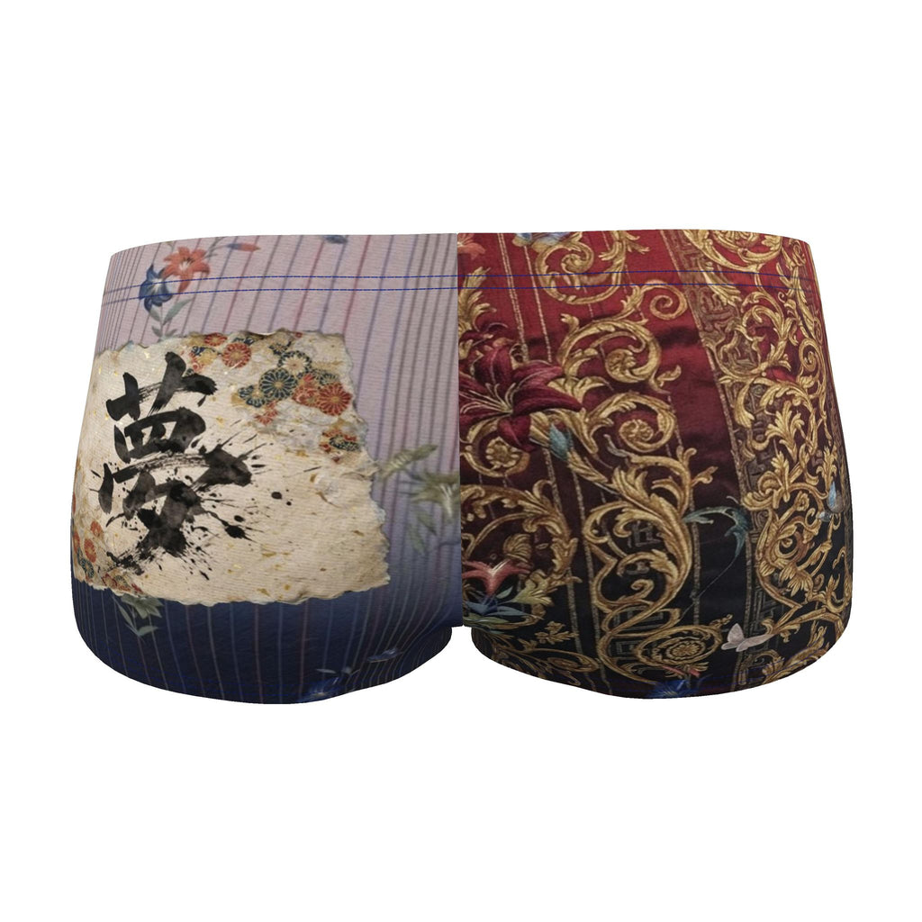 夢 Rem kanji design hot pants — blush kanji series, 3d render