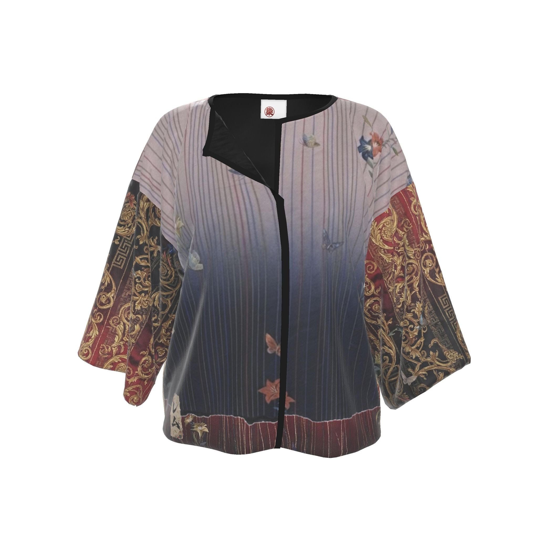夢 Rem kanji design kimono jacket — blush kanji series, 3d render