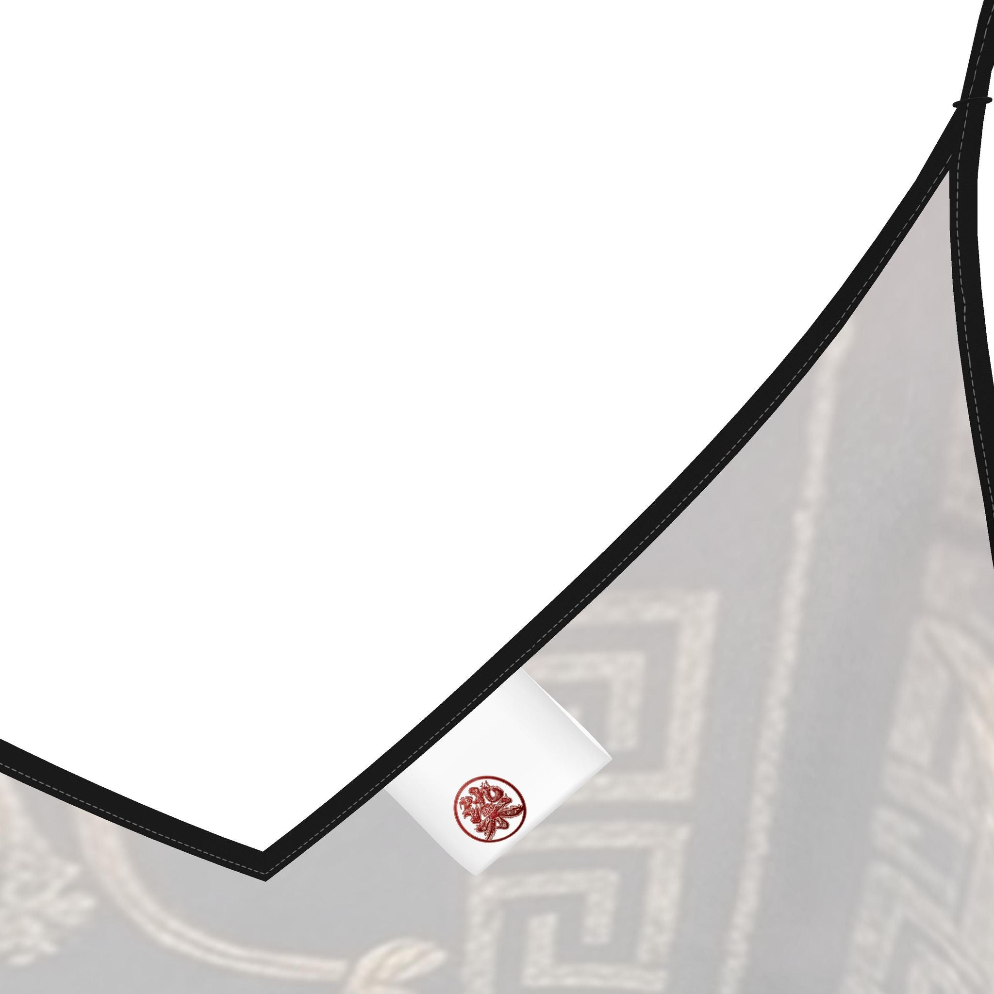 夢 Rem kanji design slip dress maxi — blush kanji series, 3d render