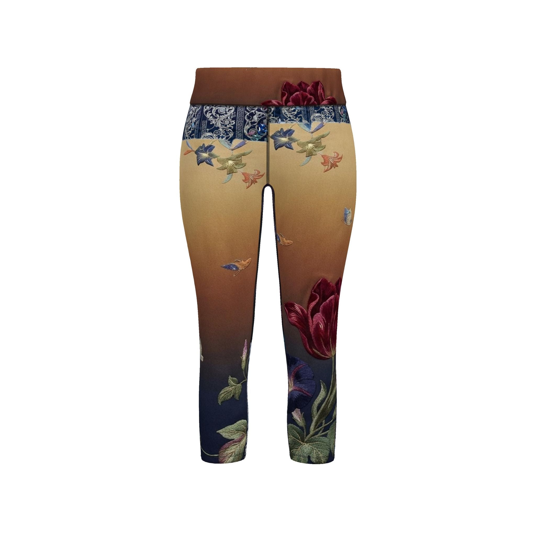 命 Genesis kanji design sports leggings — blush kanji series, 3d render