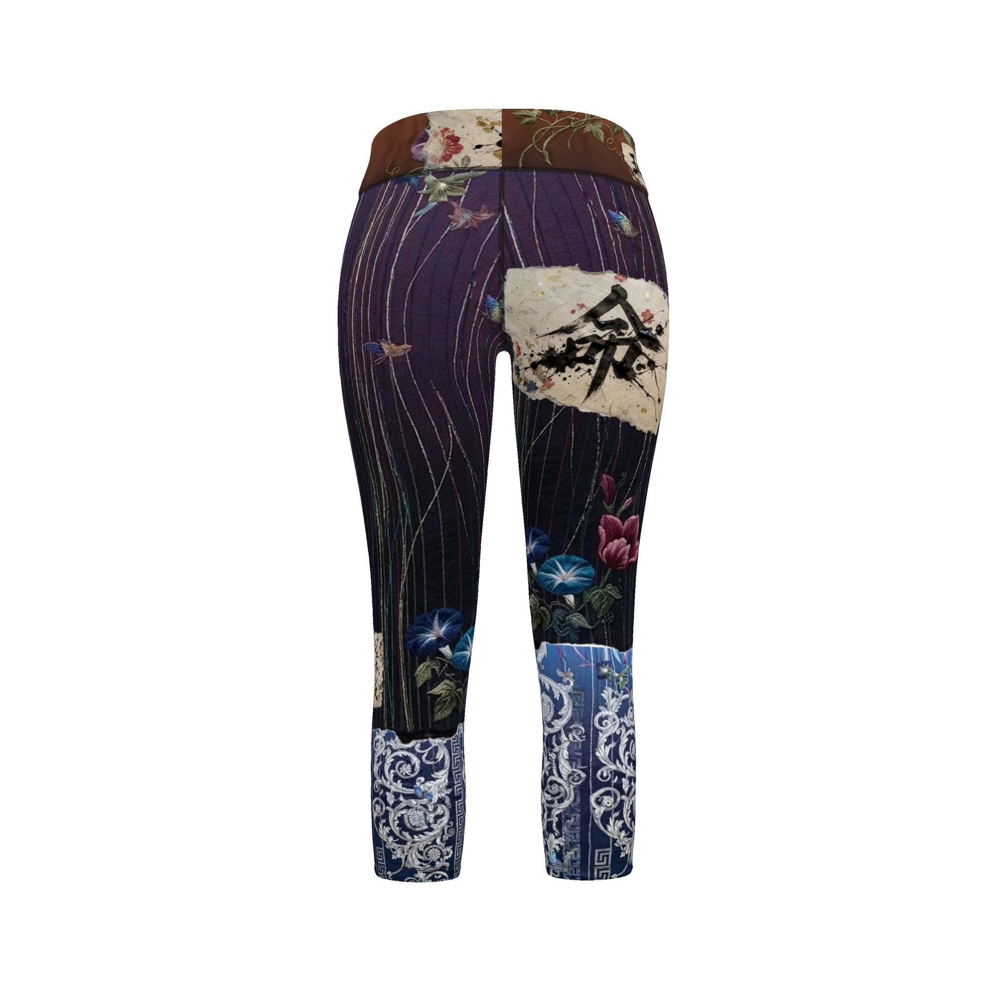 命 Genesis kanji design sports leggings — blush kanji series, 3d render