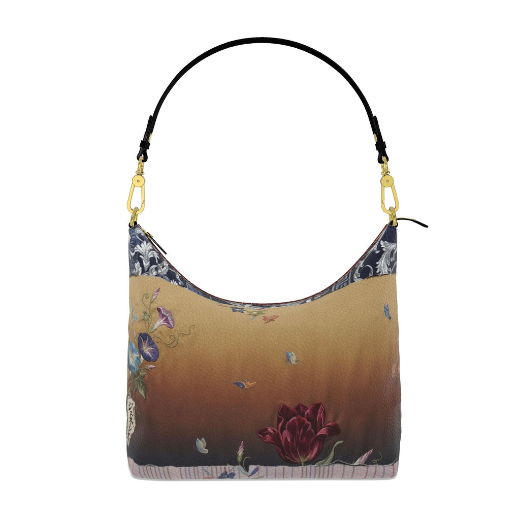 命 Genesis kanji design square hobo bag — blush kanji series, 3d render