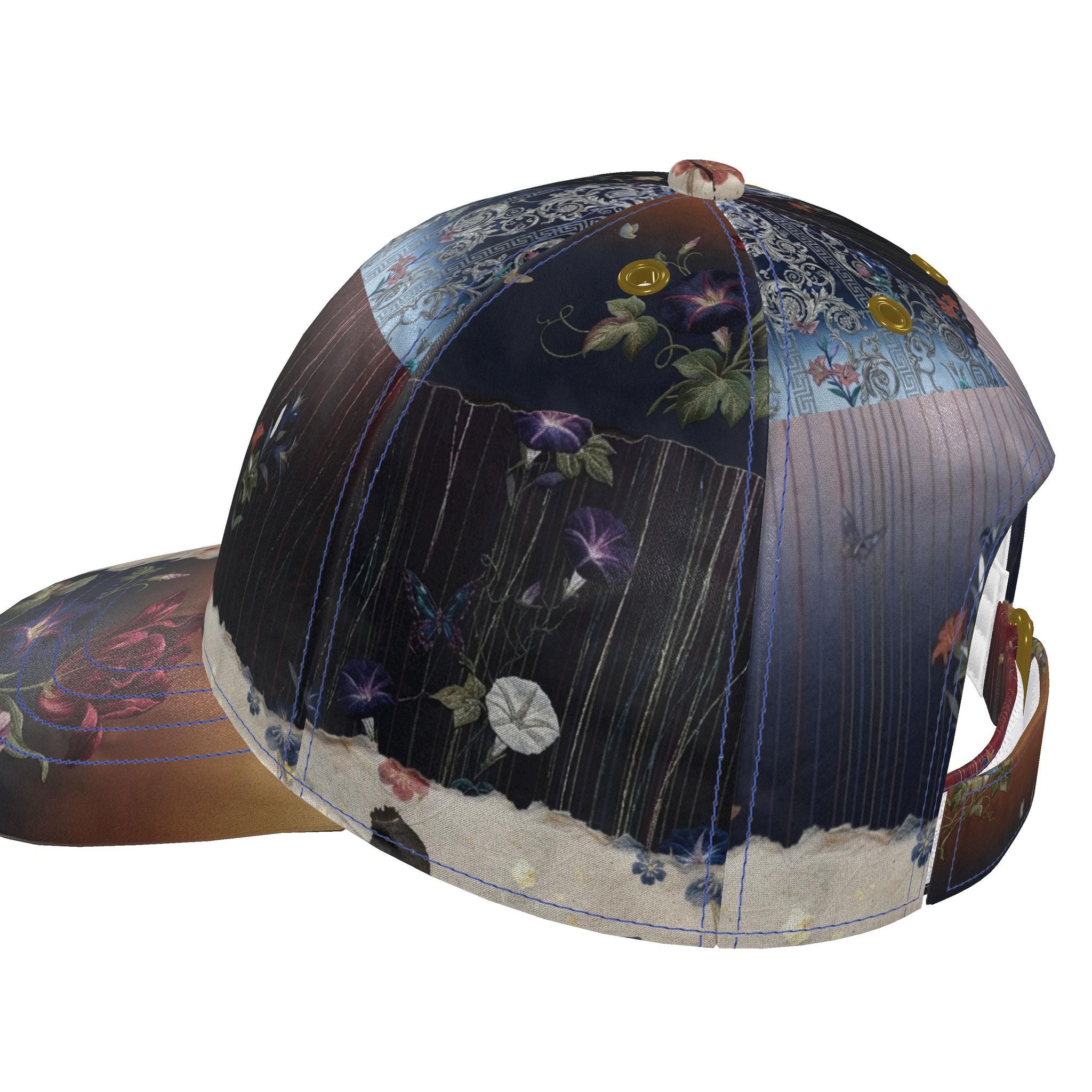 命 Genesis kanji design baseball cap — blush kanji series, 3d render