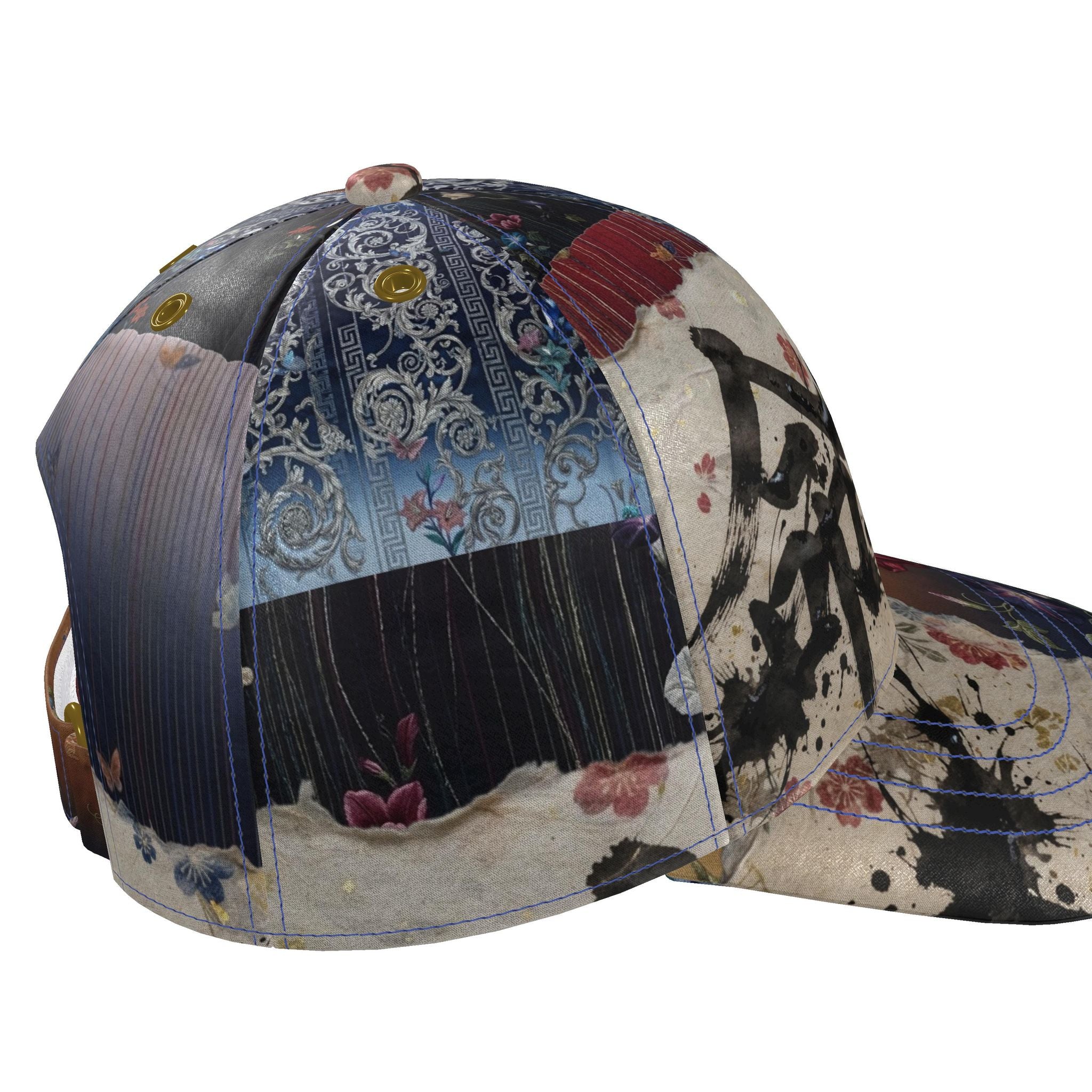 命 Genesis kanji design baseball cap — blush kanji series, 3d render