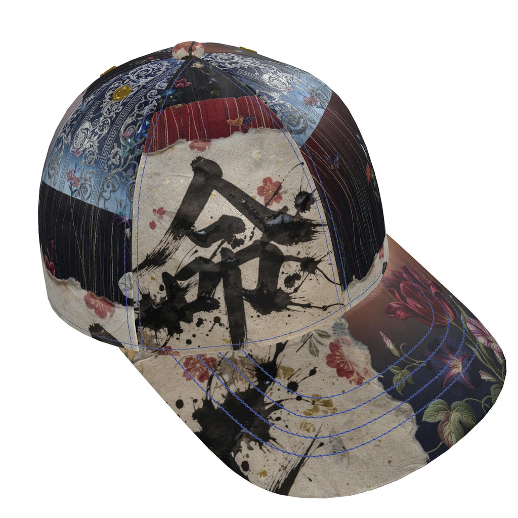 命 Genesis kanji design baseball cap — blush kanji series, 3d render