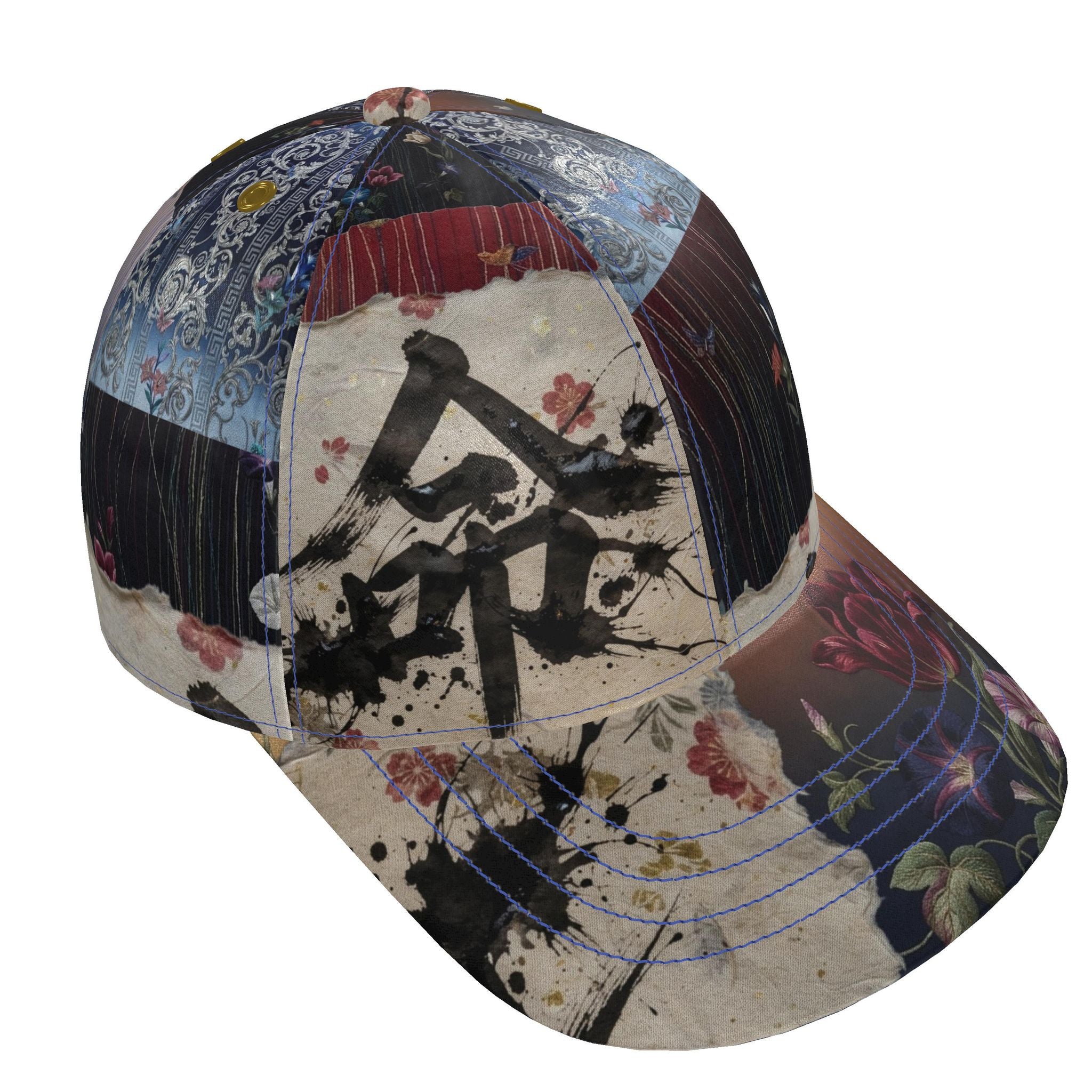 命 Genesis kanji design baseball cap — blush kanji series, 3d render