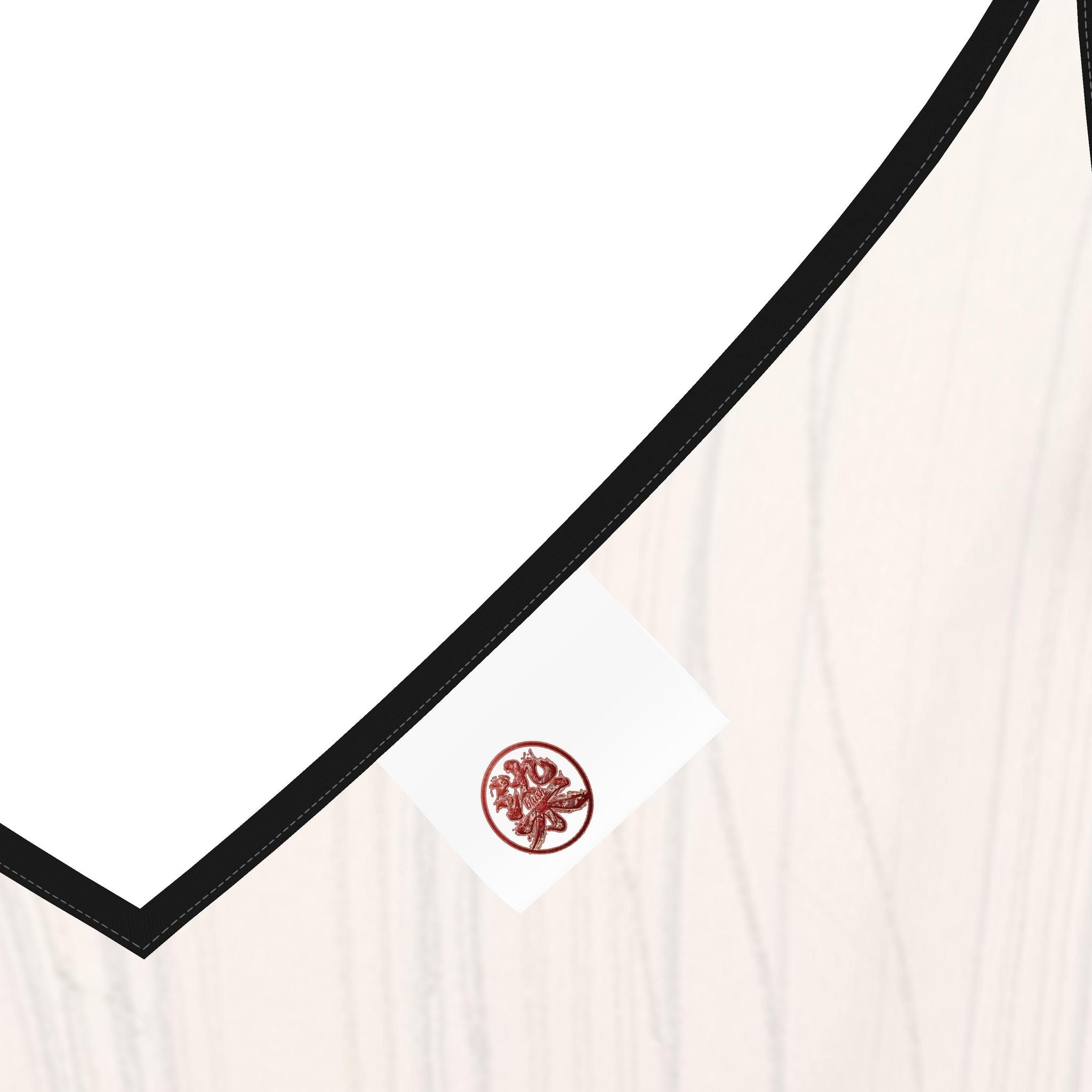 嵐 Adrenaline kanji design slip dress midi, detail — blush kanji series