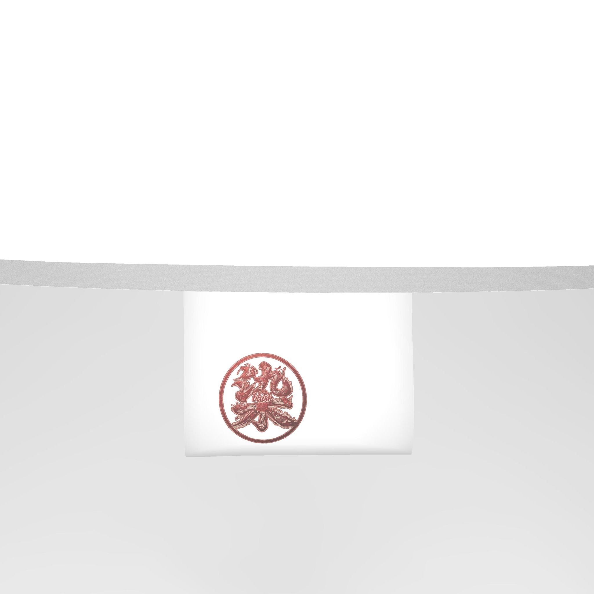 嵐 Adrenaline kanji design blouse, styled — blush kanji series