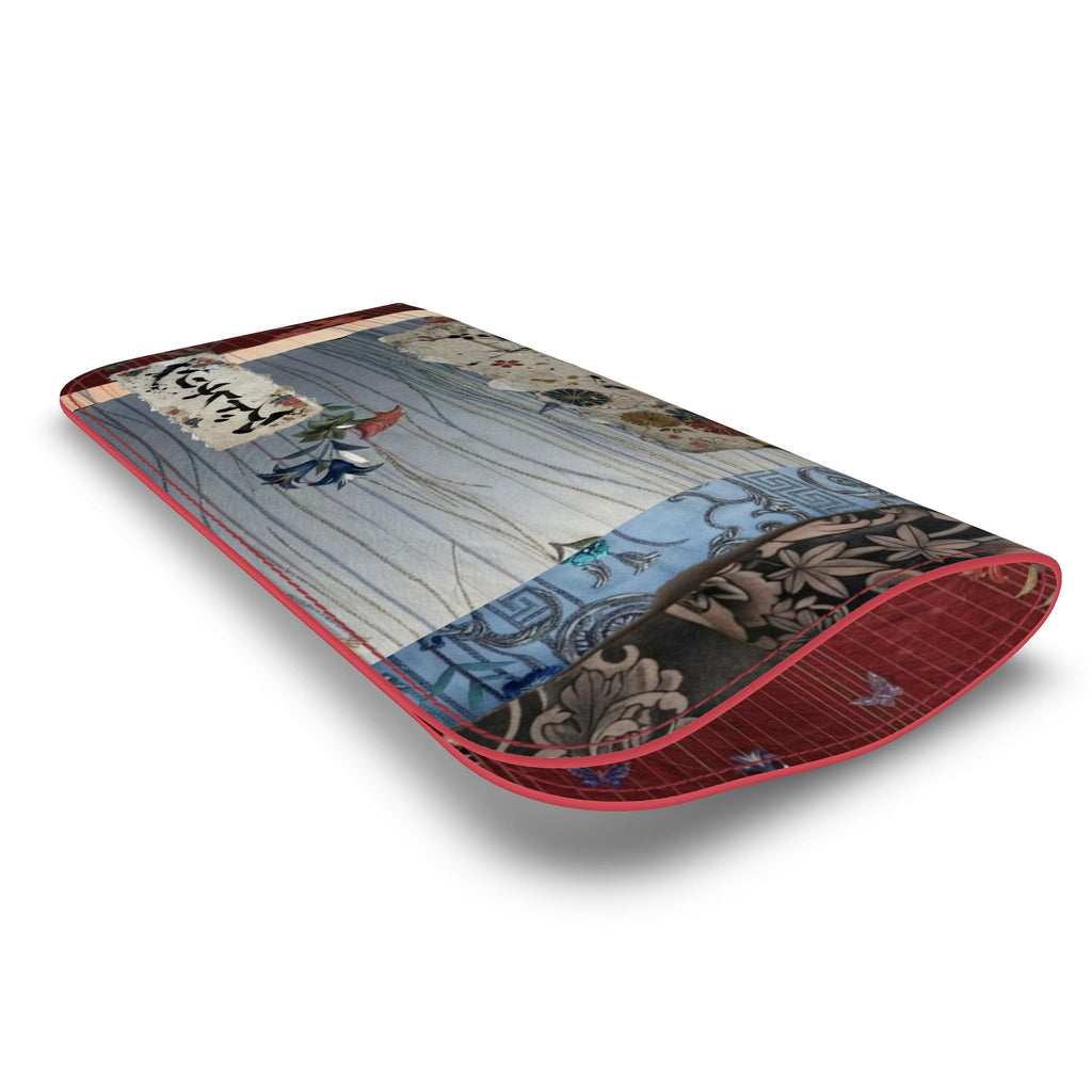 嵐 Adrenaline kanji design leather glasses case — blush kanji series