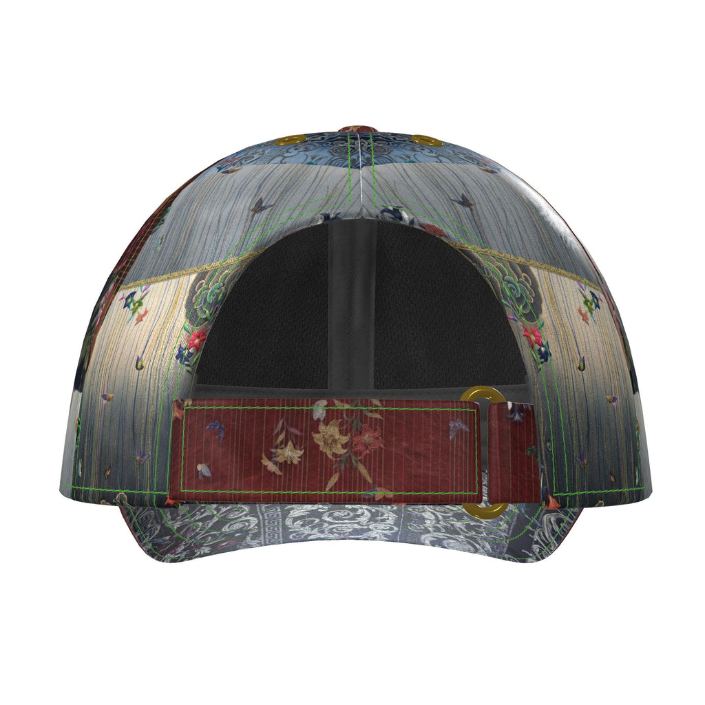 嵐 Adrenaline kanji design baseball cap — blush kanji series, brass hardware