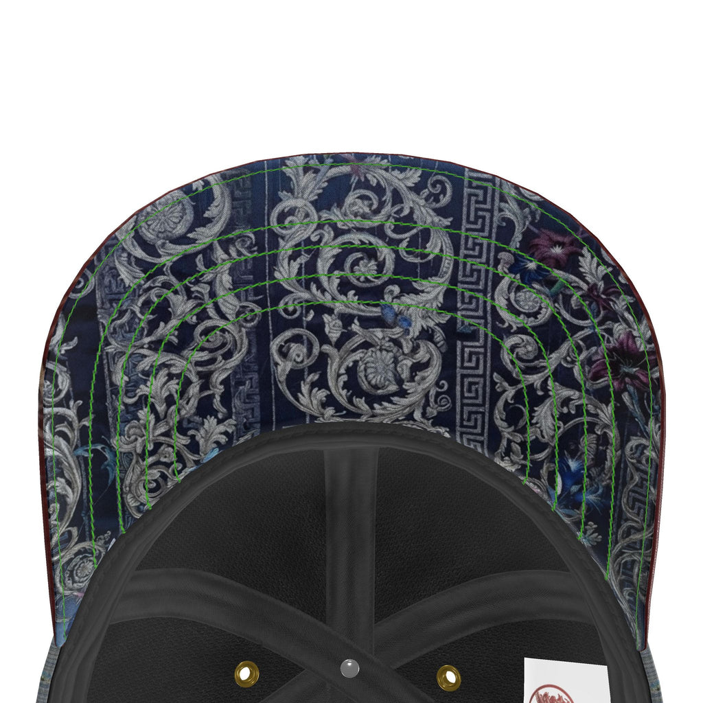 嵐 Adrenaline kanji design baseball cap — blush kanji series, worn view